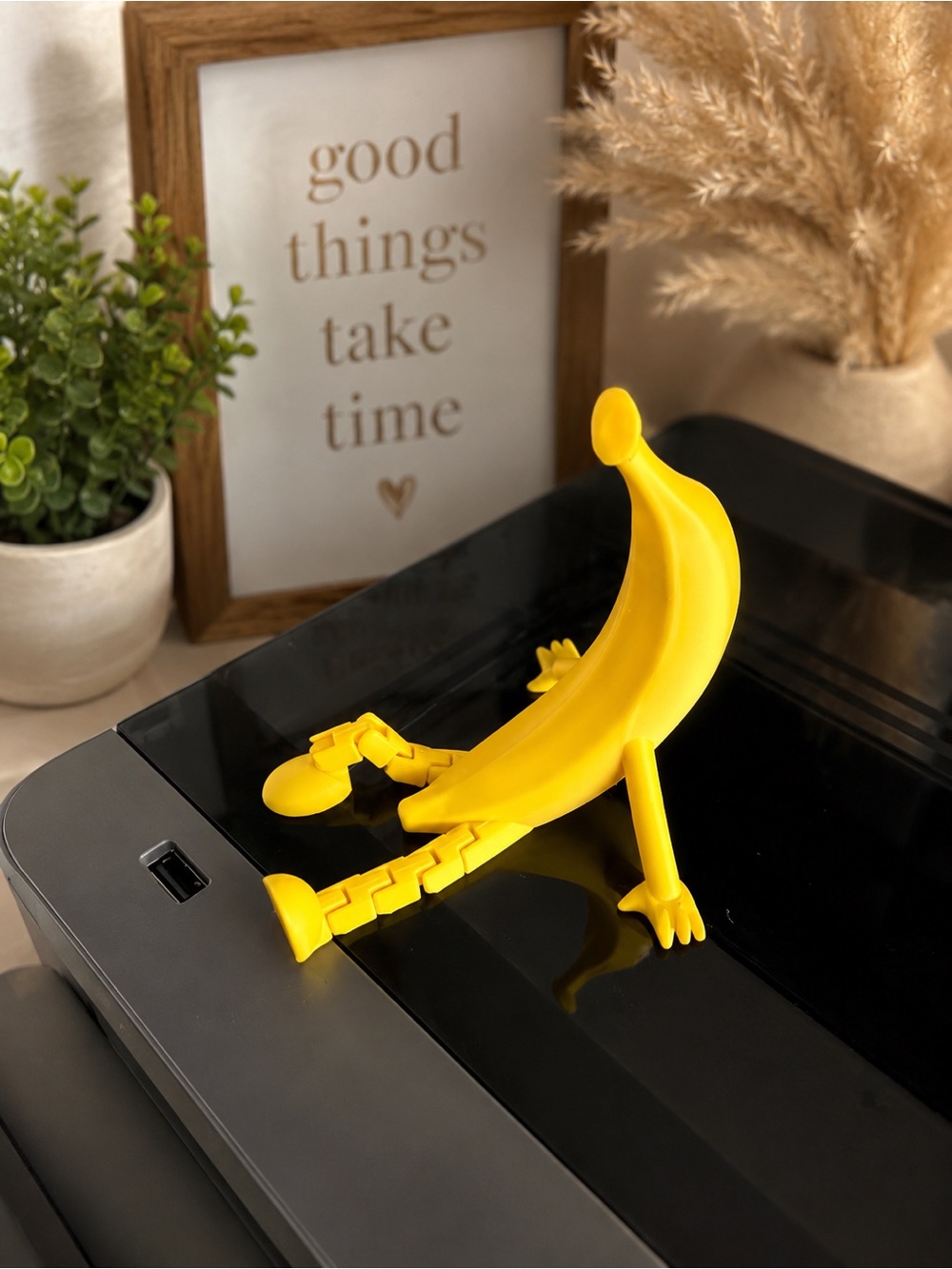Articulated Banana Figure 🍌 | Funny Desk Decor | 3D Printed Collectible